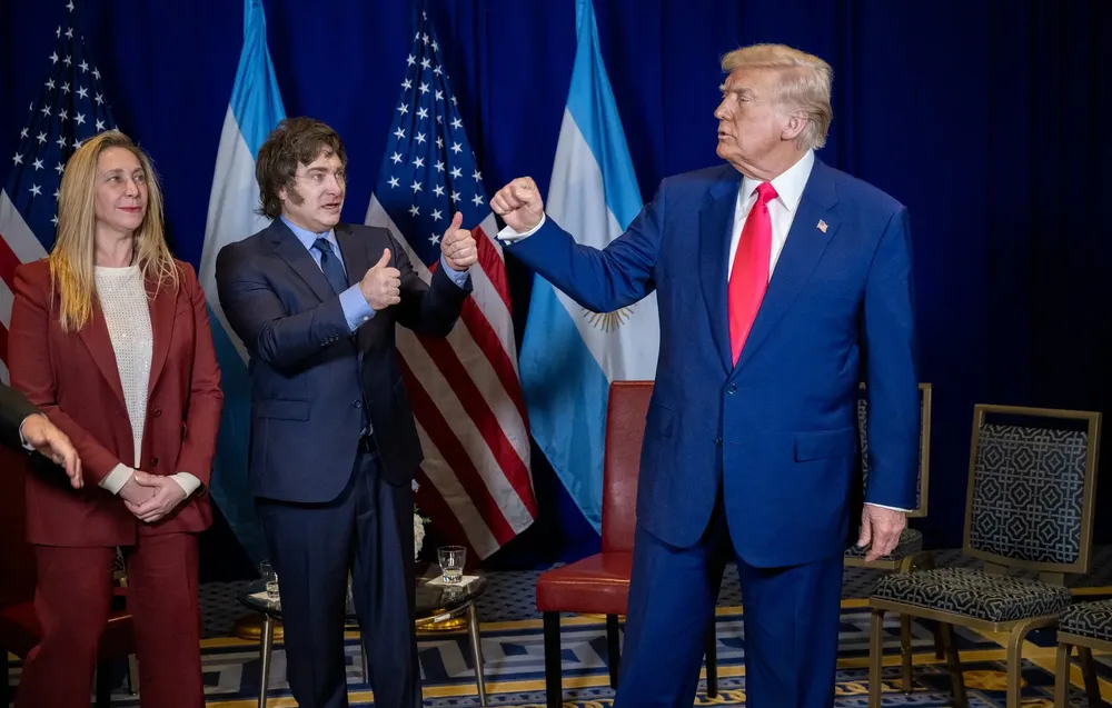 trump y milei